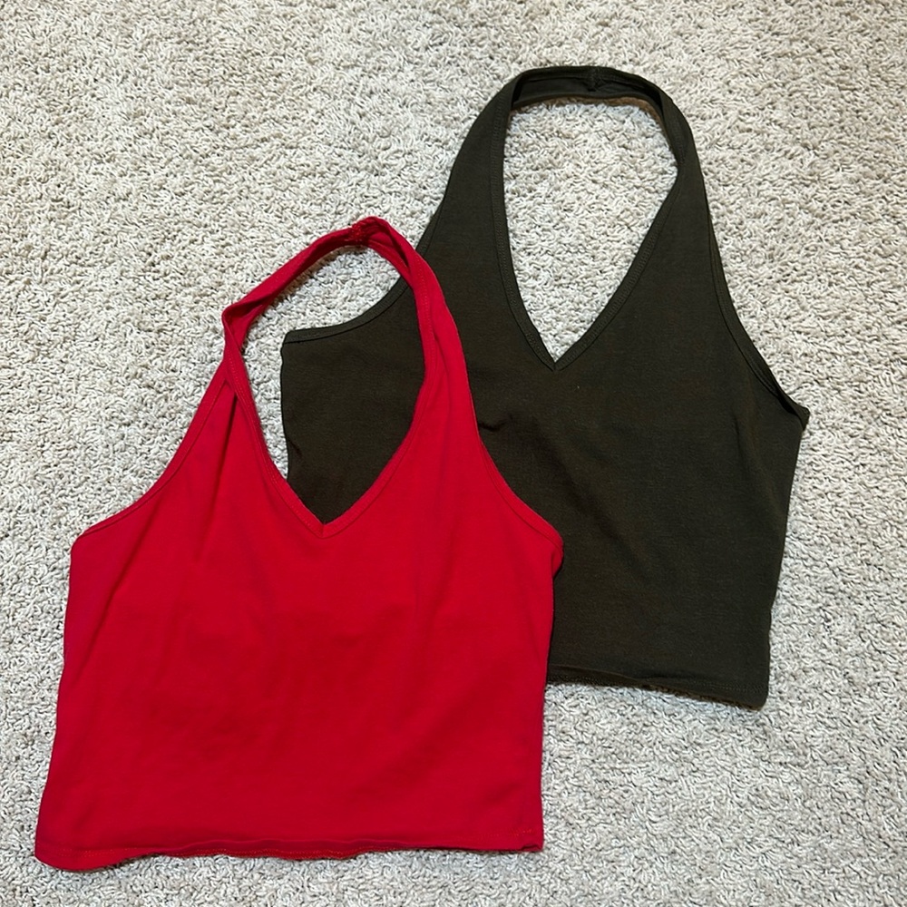 2 Tilly’s halter tops